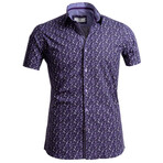 Short Sleeve Shirt // Purple (S)