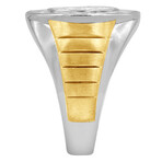 1.00 Ct Prong Set 14Kt White Gold Men's Ring  // Size 10