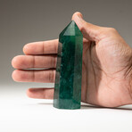 Polished Green Fluorite Point