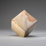 Polished Polychrome Jasper Cube