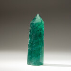 Polished Green Fluorite Point