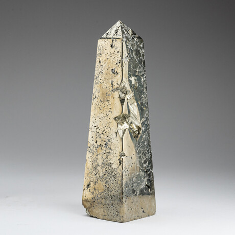 Polished Pyrite Obelisk // 3.9lb