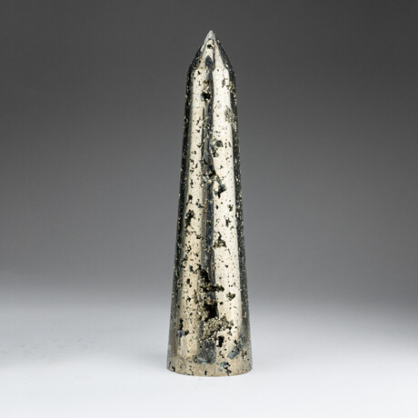 Polished Pyrite Obelisk // 4lb