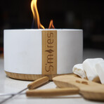 S'mores Roaster Deluxe Set // White