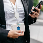 ID Card Holder Pro + Lanyard // Stone