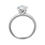 Fleur Celeste Platinum Diamond Ring // Ring Size: 4.75 // New