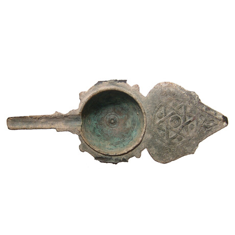 Jewish Star of David on Islamic Lamp Filler // 8th - 10th Century AD