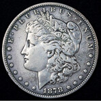 Victorian Love Token // 1878 Morgan Silver Dollar