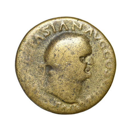 Roman Coin of Vespasian // Builder of the Coliseum in Rome