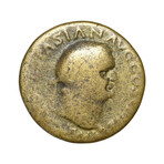 Roman Coin of Vespasian // Builder of the Coliseum in Rome