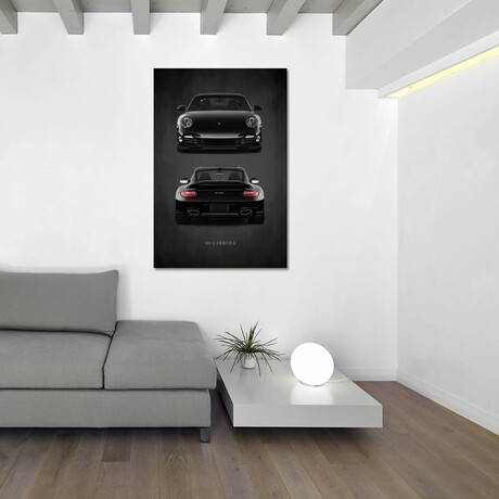 Porsche 911 Carrera Turbo by Mark Rogan (26"H x 18"W x 0.75"D)