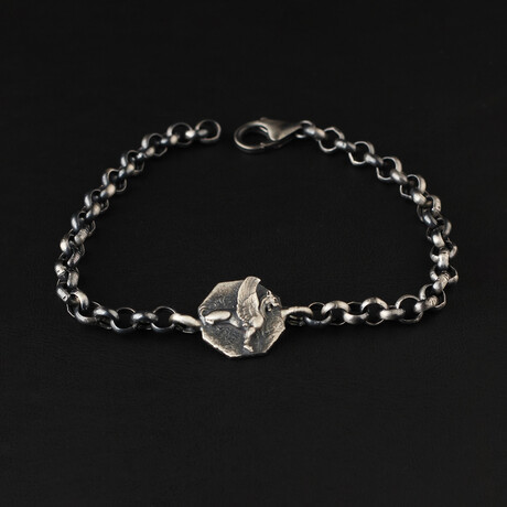 Griffin Bracelet Sterling Silver // Antique Silver (S)
