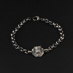King Gorilla Bracelet Sterling Silver // Antique Silver (XL)