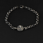 Legendary Pegasus Bracelet Sterling Silver // Antique Silver (XL)