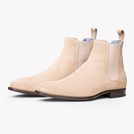 Chelsea Boots // Light Beige (US: 7.5)