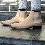 Chelsea Boots // Light Beige (US: 7.5)