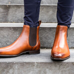 Chelsea Boots // Cognac Brown (US: 10)