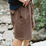 Trailhead Adventure Shorts // Brown (Small)