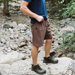 Trailhead Adventure Shorts // Brown (Small)