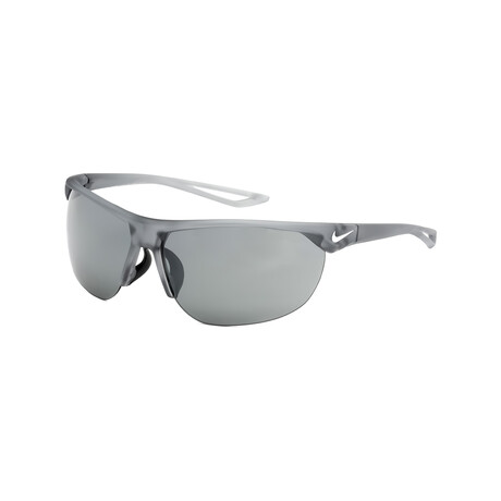 Nike Unisex Cross Trainer Sunglasses // Matte Gray + Gray-Silver