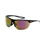 Unisex Cross Trainer Sunglasses // Black + Gray Super Pink