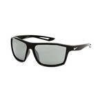 Unisex Legend Sunglasses // Black + Gray-Silver Flash