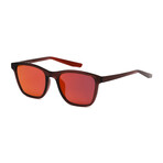 Nike Unisex Pueblo Classic Sunglasses // Peublo Brown + Gym Red + Gray Red Mirror