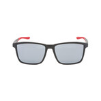 Nike Unisex Channel Sunglasses // Oil Gray + Gray-Silver Flash