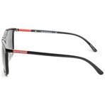 Emporio Armani Men's EA4161F-501787-58 Sunglasses // Black + Dark Gray