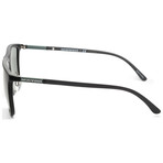 Emporio Armani Men's EA4161F-504271-58 Sunglasses // Matte Black + Dark Green