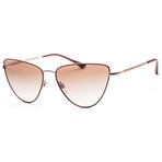 Emporio Armani Women's EA2108-316713-57 Sunglasses // Rose Gold + Gradient Brown