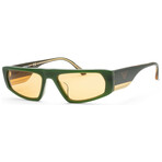 Emporio Armani Men's EA4168F-590985-56 Sunglasses // Green + Yellow