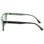 Emporio Armani Women's EA4169-58848E-54 Sunglasses // Transparent Green + Green Gradient