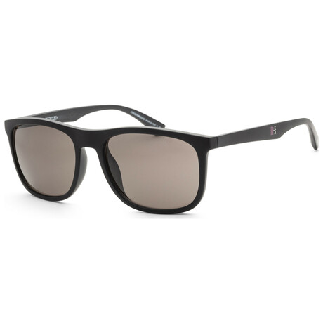 Emporio Armani Men's EA4158F-5869-3-58 Sunglasses // Matte Black + Brown