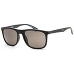Emporio Armani Men's EA4158F-5869-3-58 Sunglasses // Matte Black + Brown