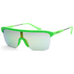 Emporio Armani Men's EA4146-58343136 Sunglasses // Green + Green Mirrored