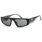 Emporio Armani Men's EA4168F-507587-56 Sunglasses // Black + Gray