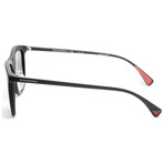 Emporio Armani Men's EA4155F-504287-57 Sunglasses // Matte Black + Gray