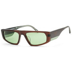 Emporio Armani Men's EA4168F-5910-2-56 Sunglasses // Brown + Green Solid