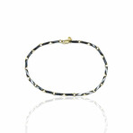 Superoro // 18K Yellow Gold + Ceramic Bracelet II // 8.25" // New