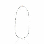 Superoro // 18K Rose Gold Ceramic Necklace // 24" // New