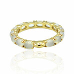 Superoro // 18K Yellow Gold Chalcedony Ring // Ring Size: 6.75 // New