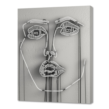 Disclosure Neon (8"W x 10"H x 0.75"D)