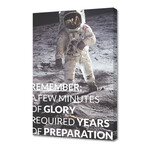 Motivational // Prepare For Glory (Moon Landing) (8"W x 12"H x 0.75"D)