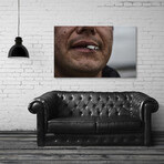 Men Smoking Cigar (12"W x 8"H x 0.75"D)