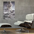 Motivational // Prepare For Glory (Moon Landing) (8"W x 12"H x 0.75"D)