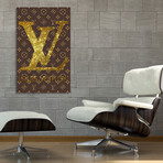 Louis Vuitton (8"W x 12"H x 0.75"D)