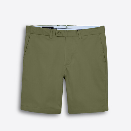 Mens Slim Chino Shorts // Khaki (Size 30)