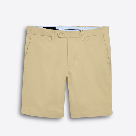 Mens Slim Chino Shorts // Sand (Size 30)
