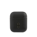Airpods Case With Metal Logo // Black (AIRPODS 1/2)